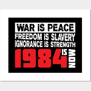 War is Peace Freedom Is Slavery Posters and Art